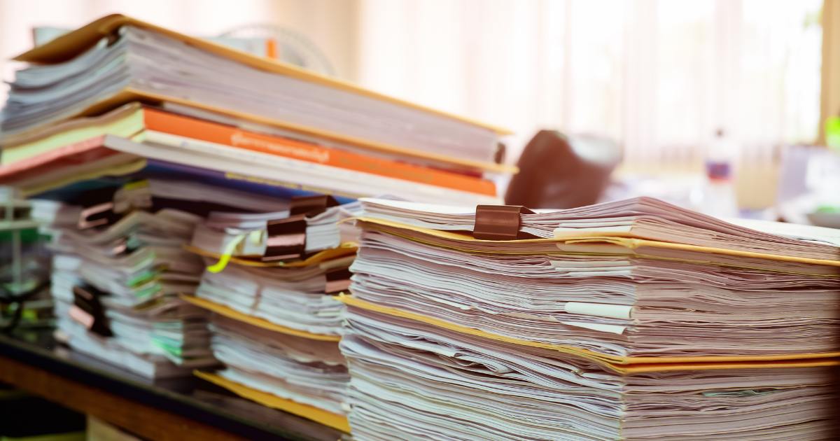 stacks of paper is a negative environmental impact. Better to go for a board management app